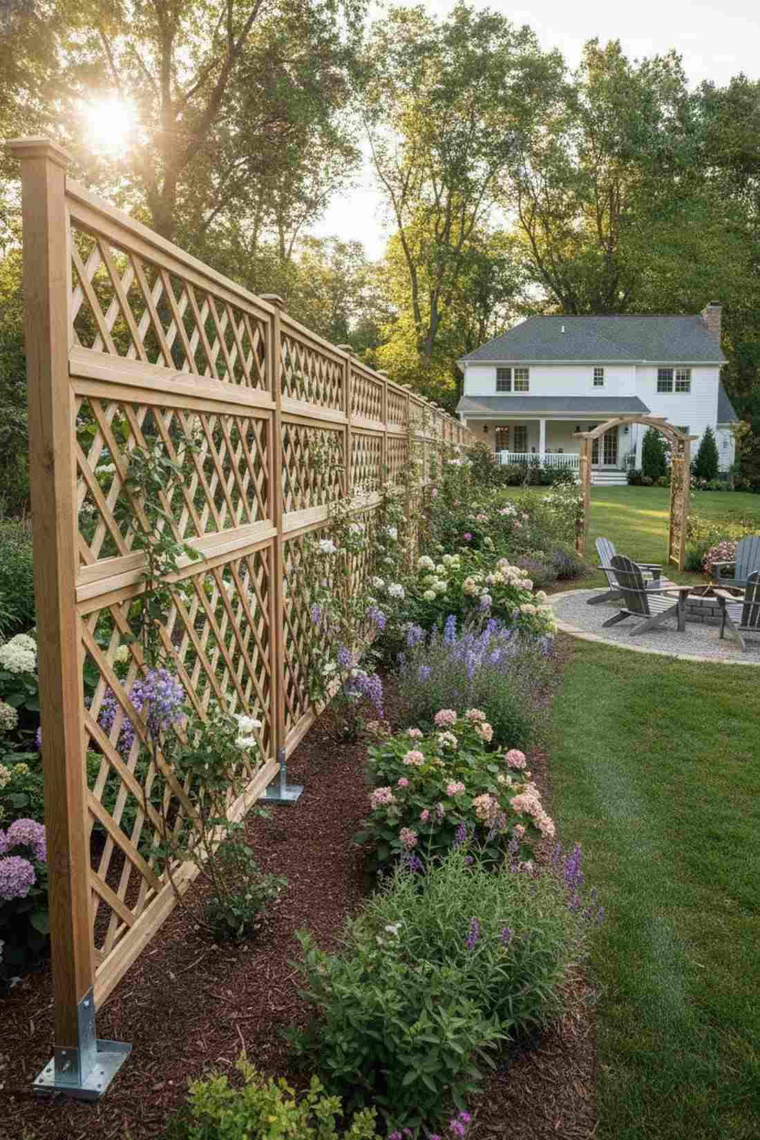 trellis panel fence