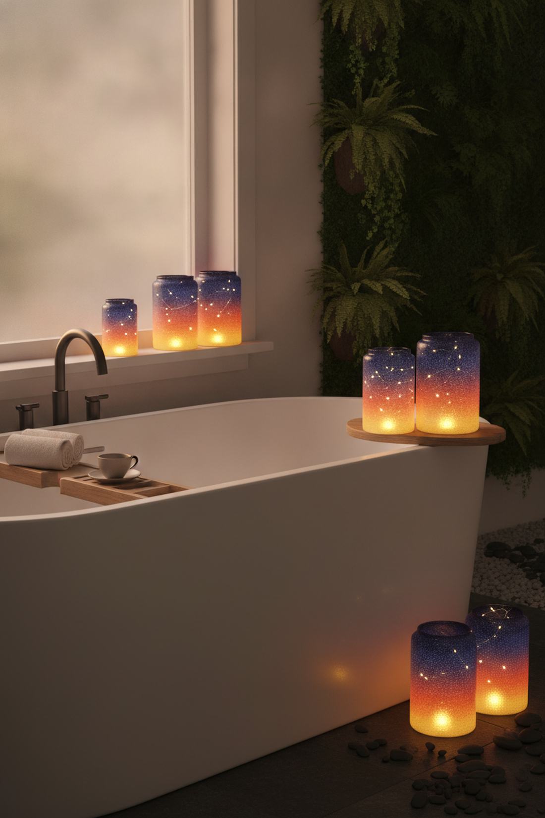twilight gradient sky jars