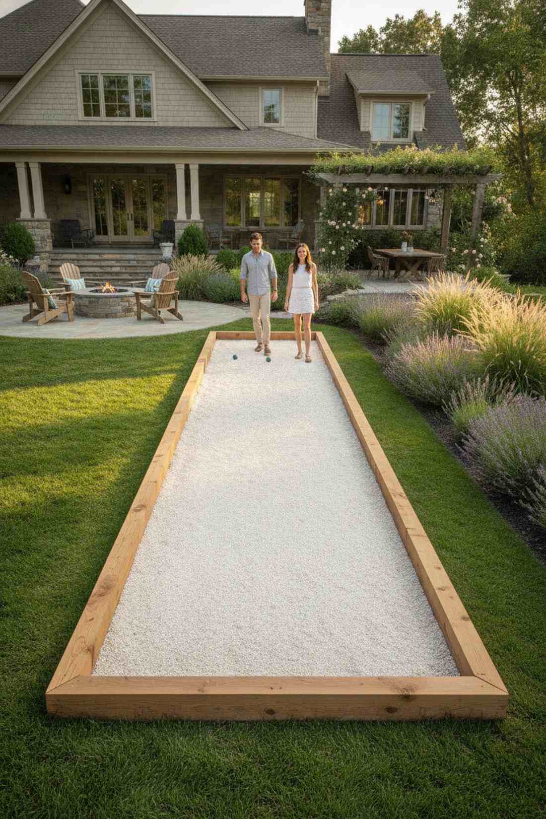 bocce ball courts
