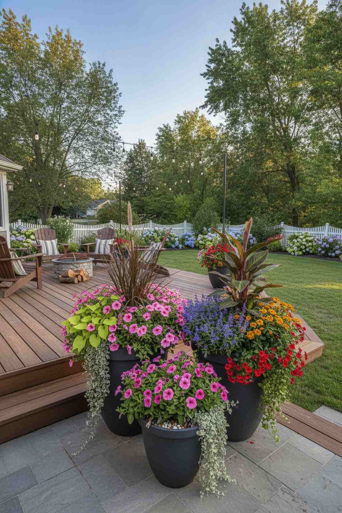 mixed container gardens