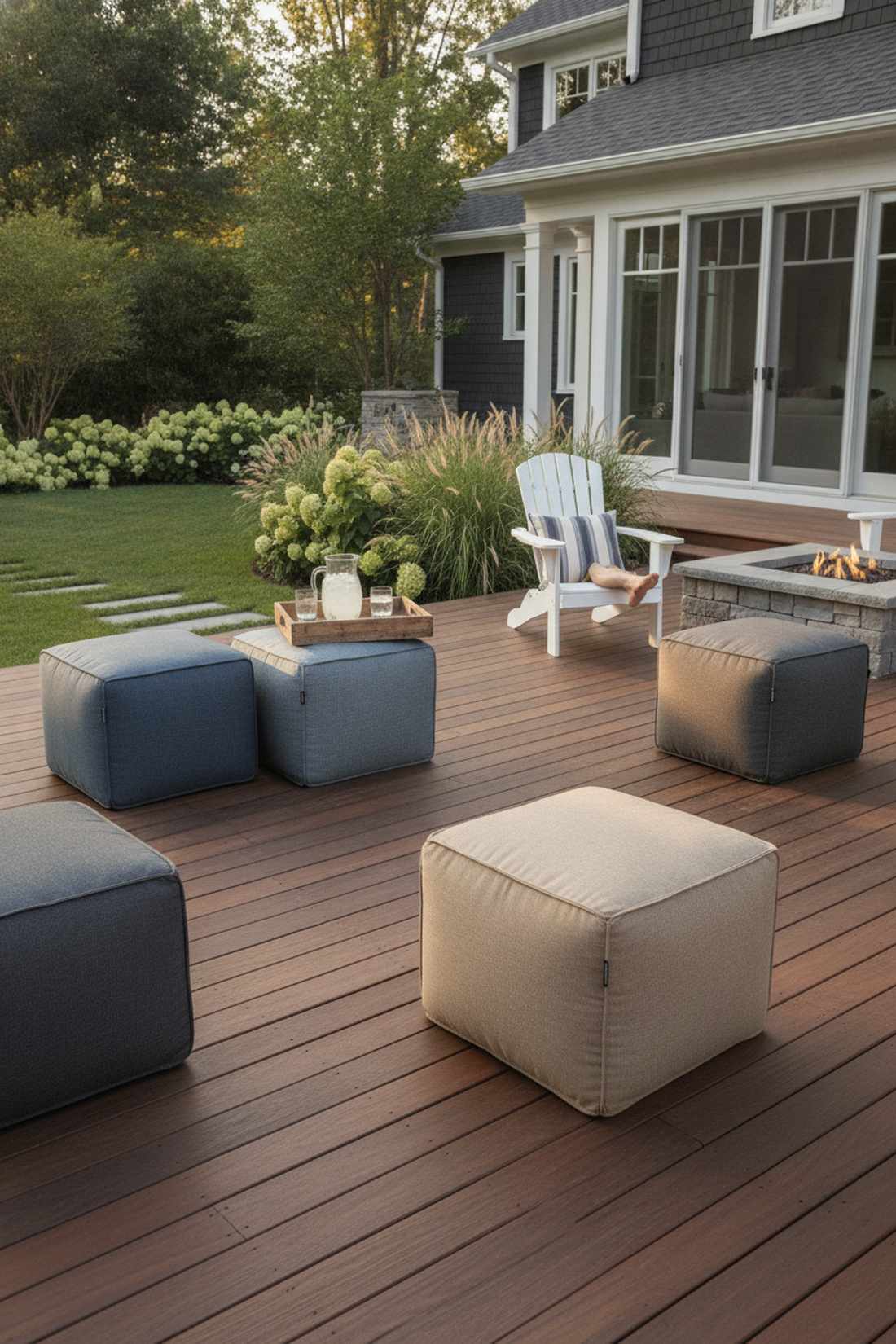 outdoor ottoman collection