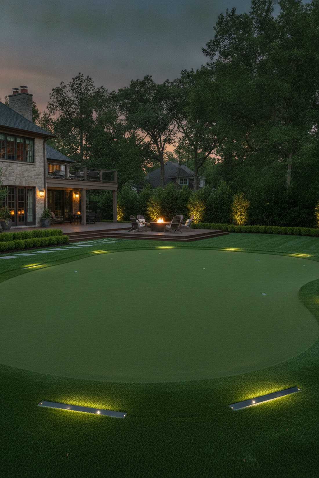 putting green lights