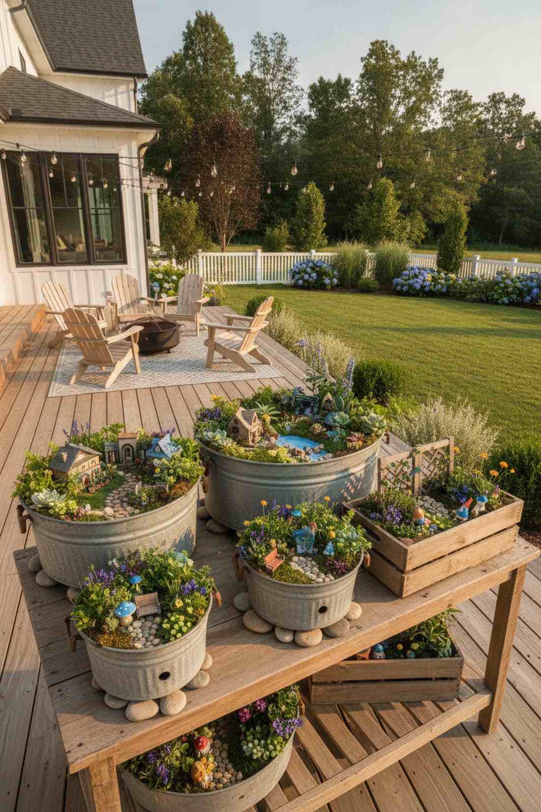 recycled container gardens