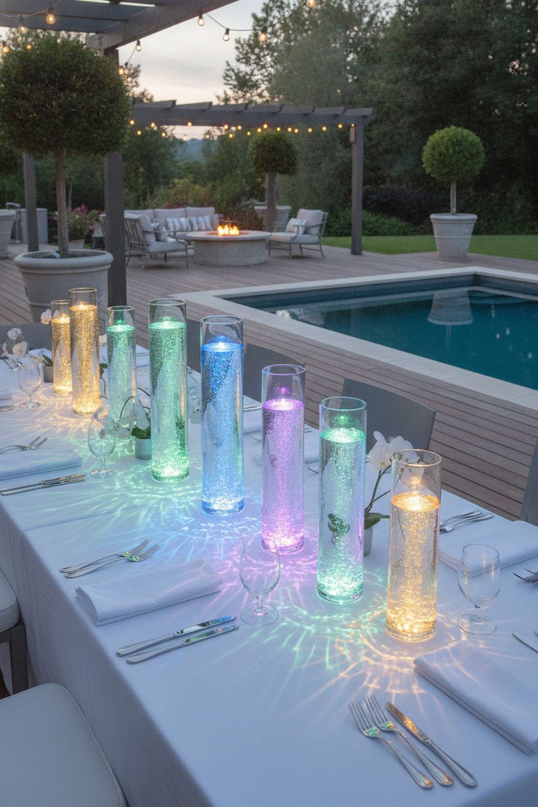 submersible led water features