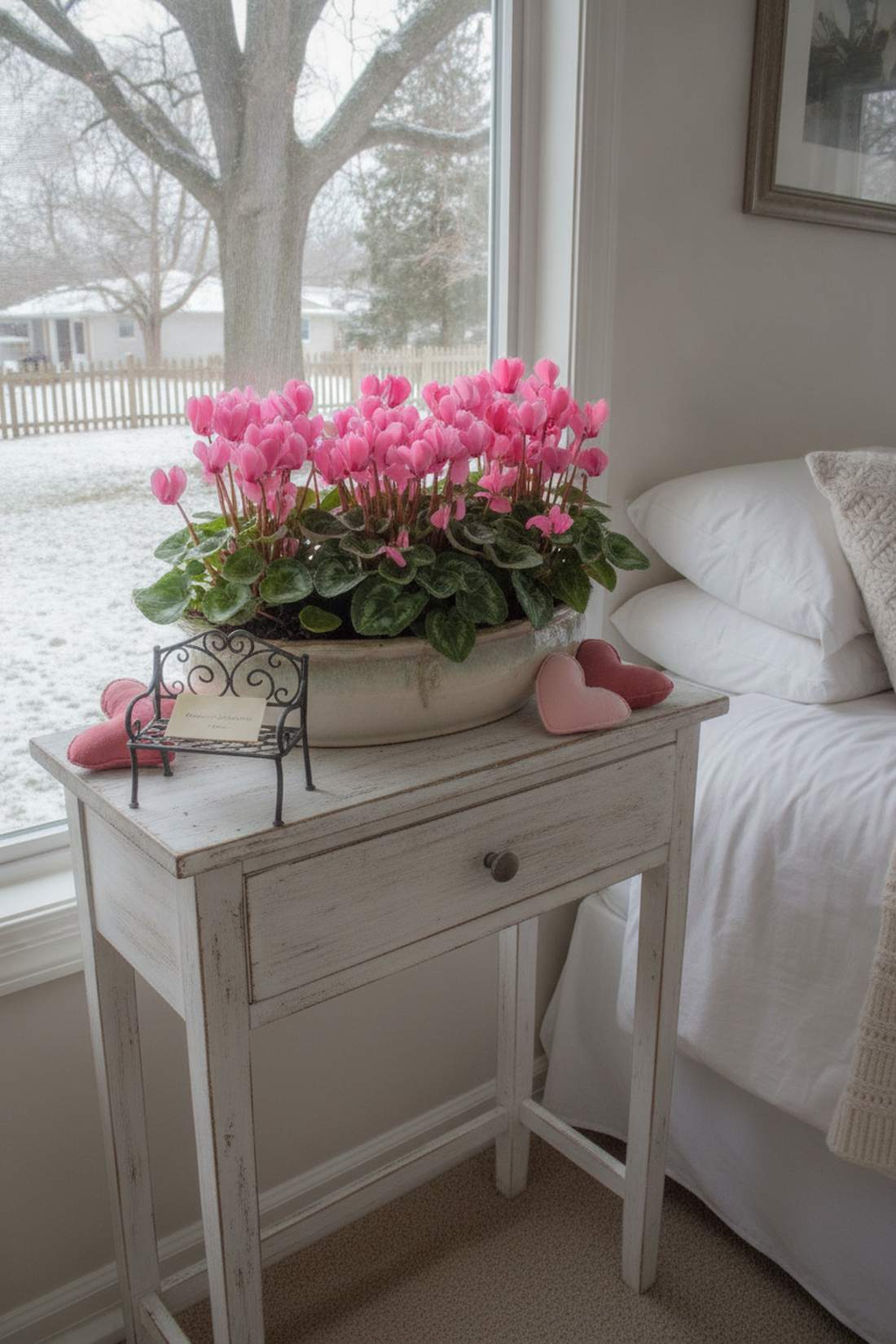 valentines romantic garden