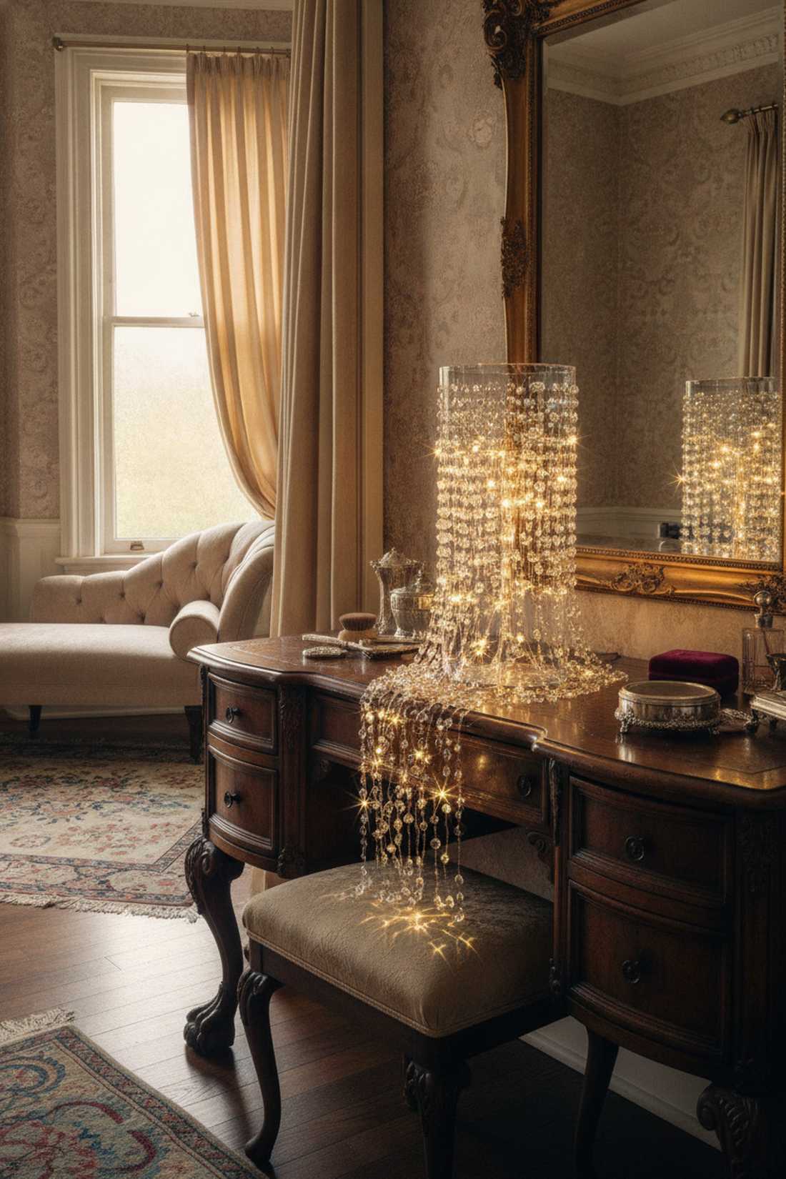 beaded curtain light strands