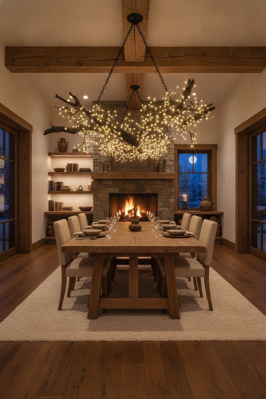 branch chandelier natural fixtures