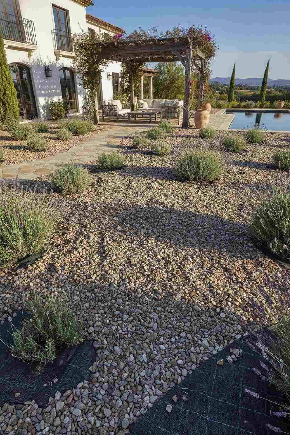 gravel mulch matrix