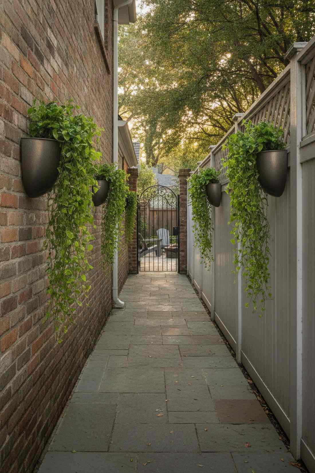 slim profile wall baskets
