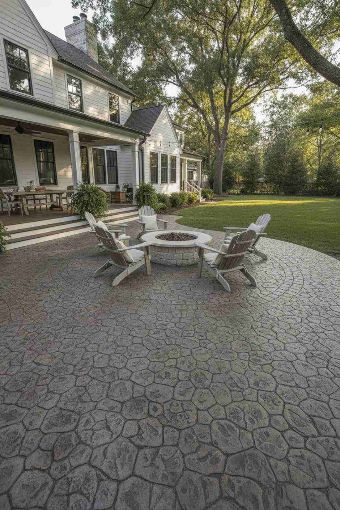 stamped pattern overlay