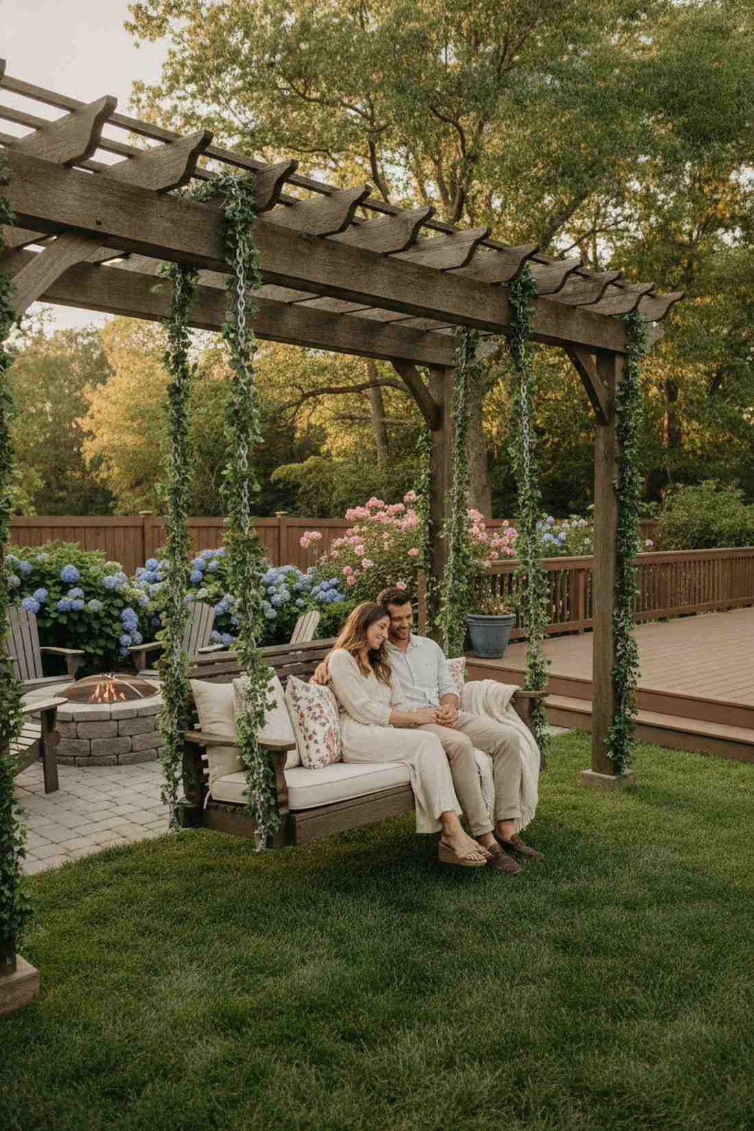 swing bench seating
