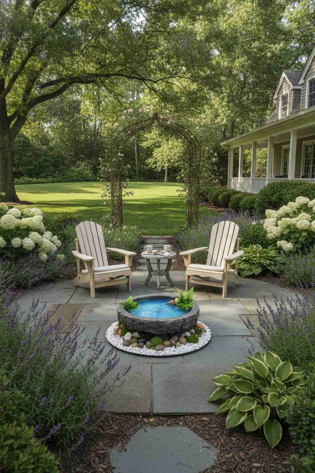 birdbath conversation set
