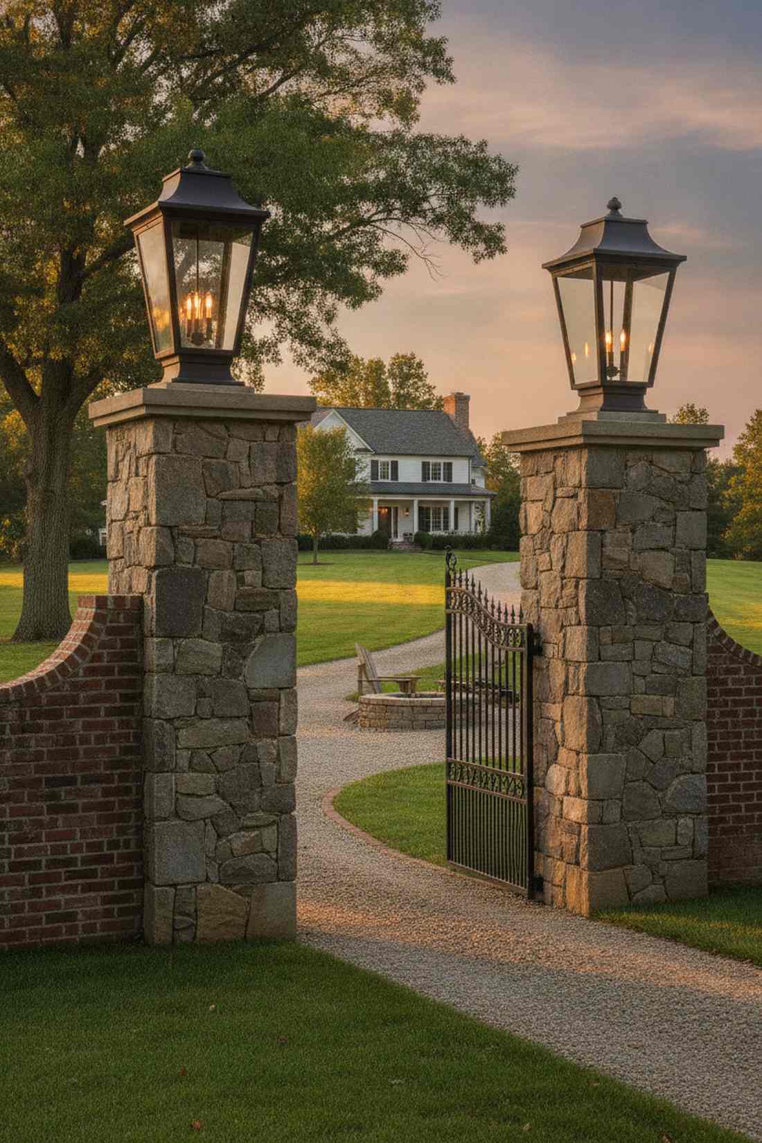 entrance column caps