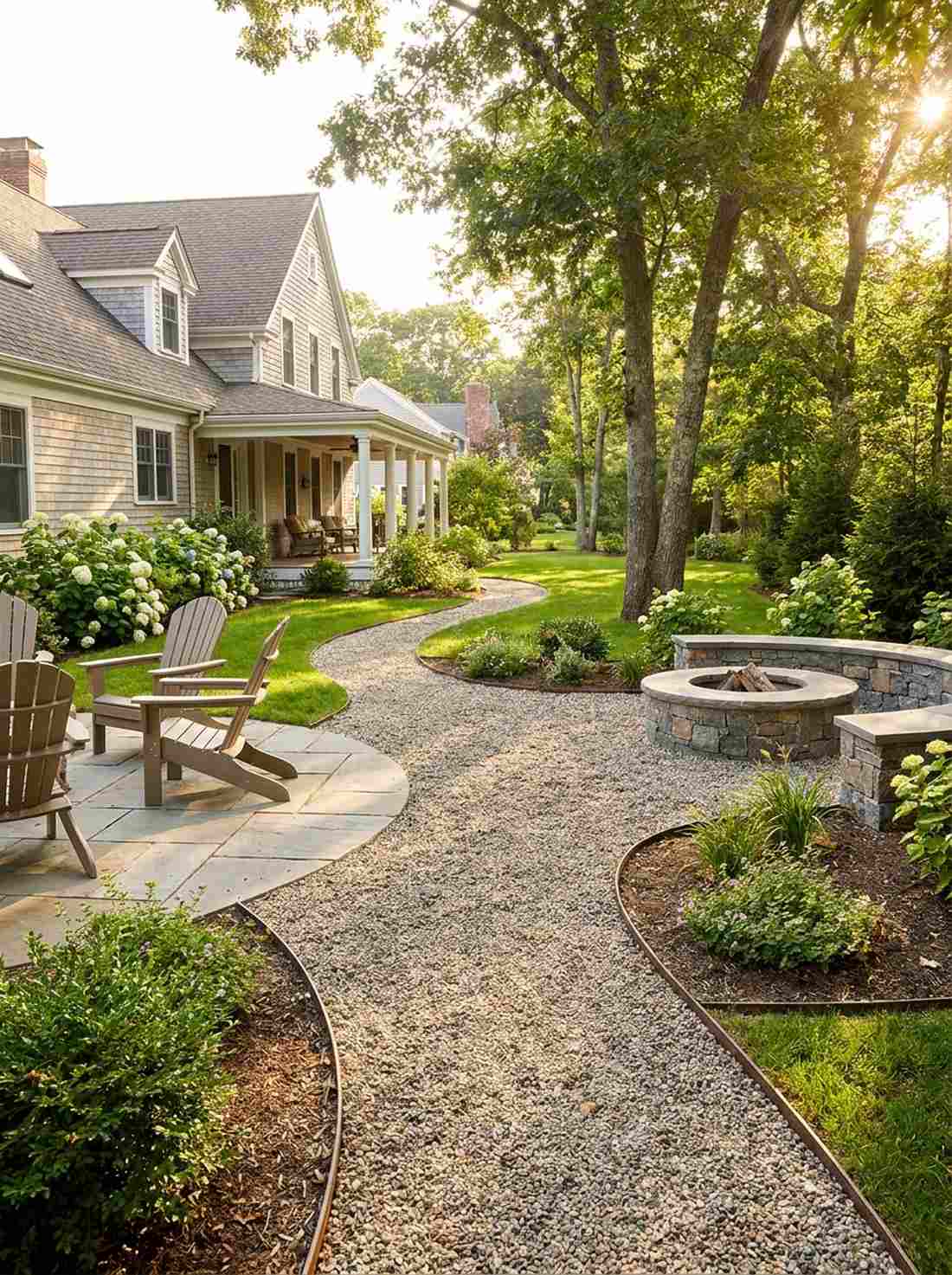 gravel pathway crunch