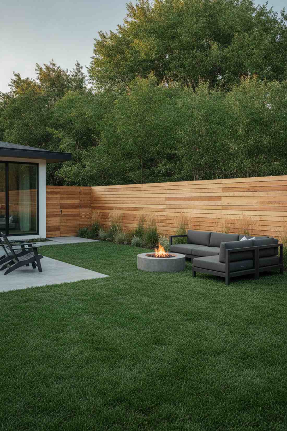 horizontal fence slats