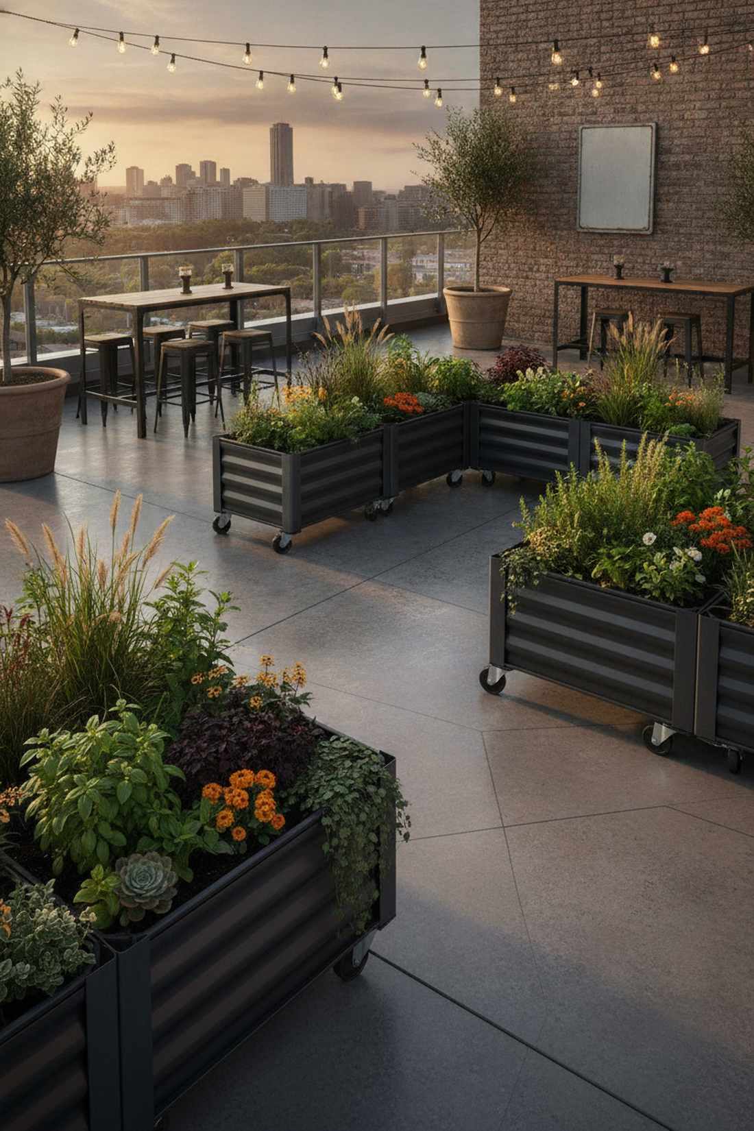 shipping container pop up gardens