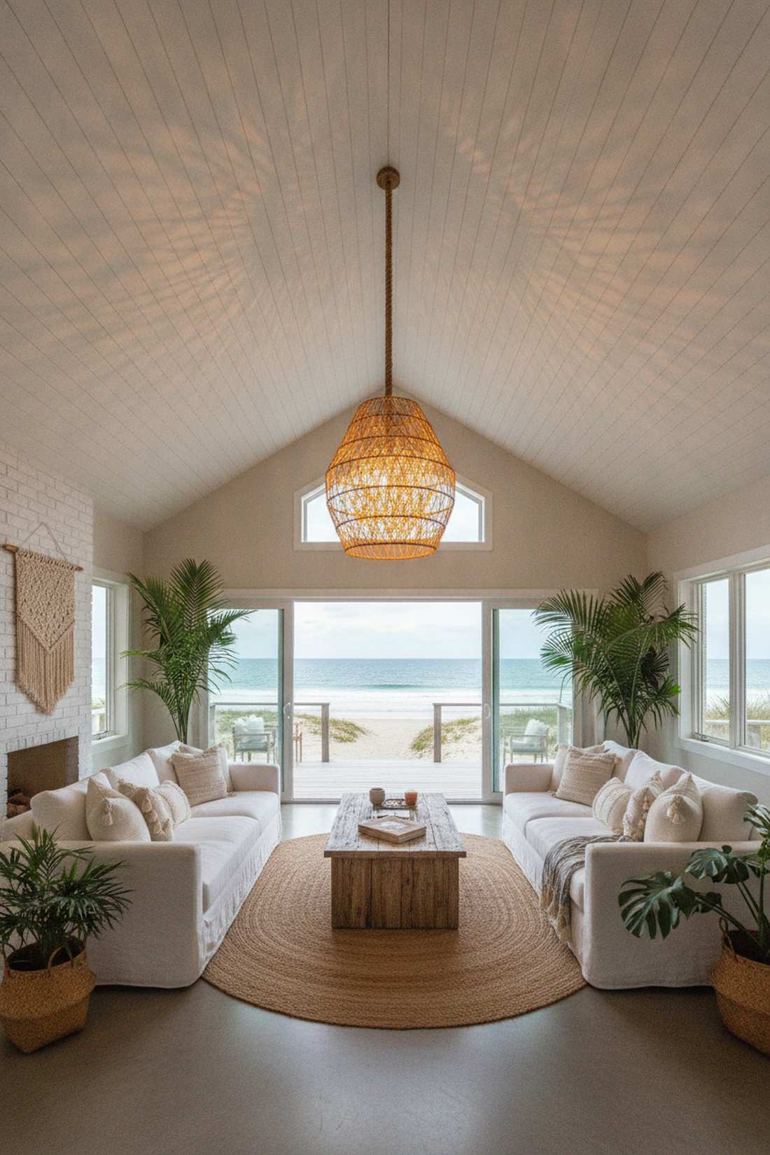 woven basket pendant lights