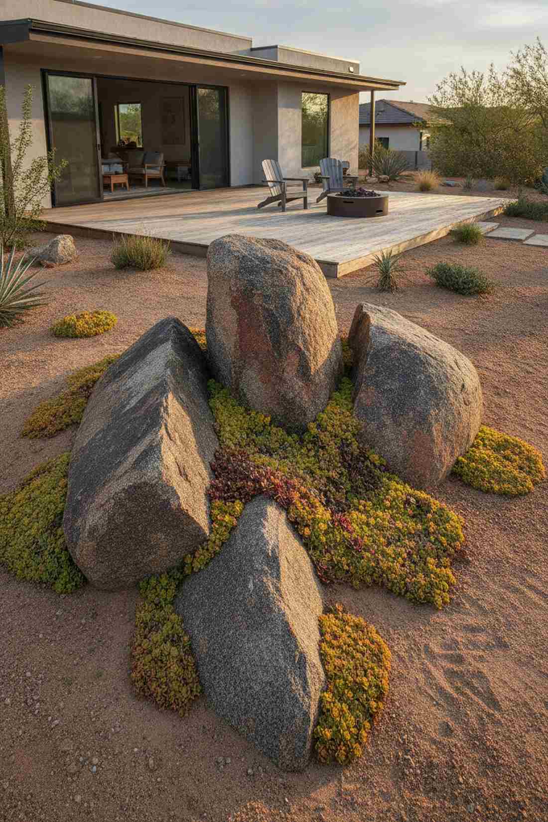 boulder accent grouping