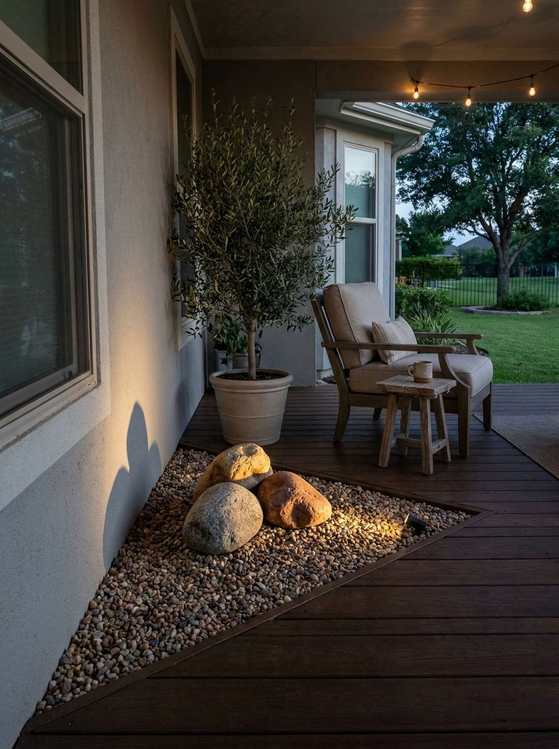 corner stone arrangement