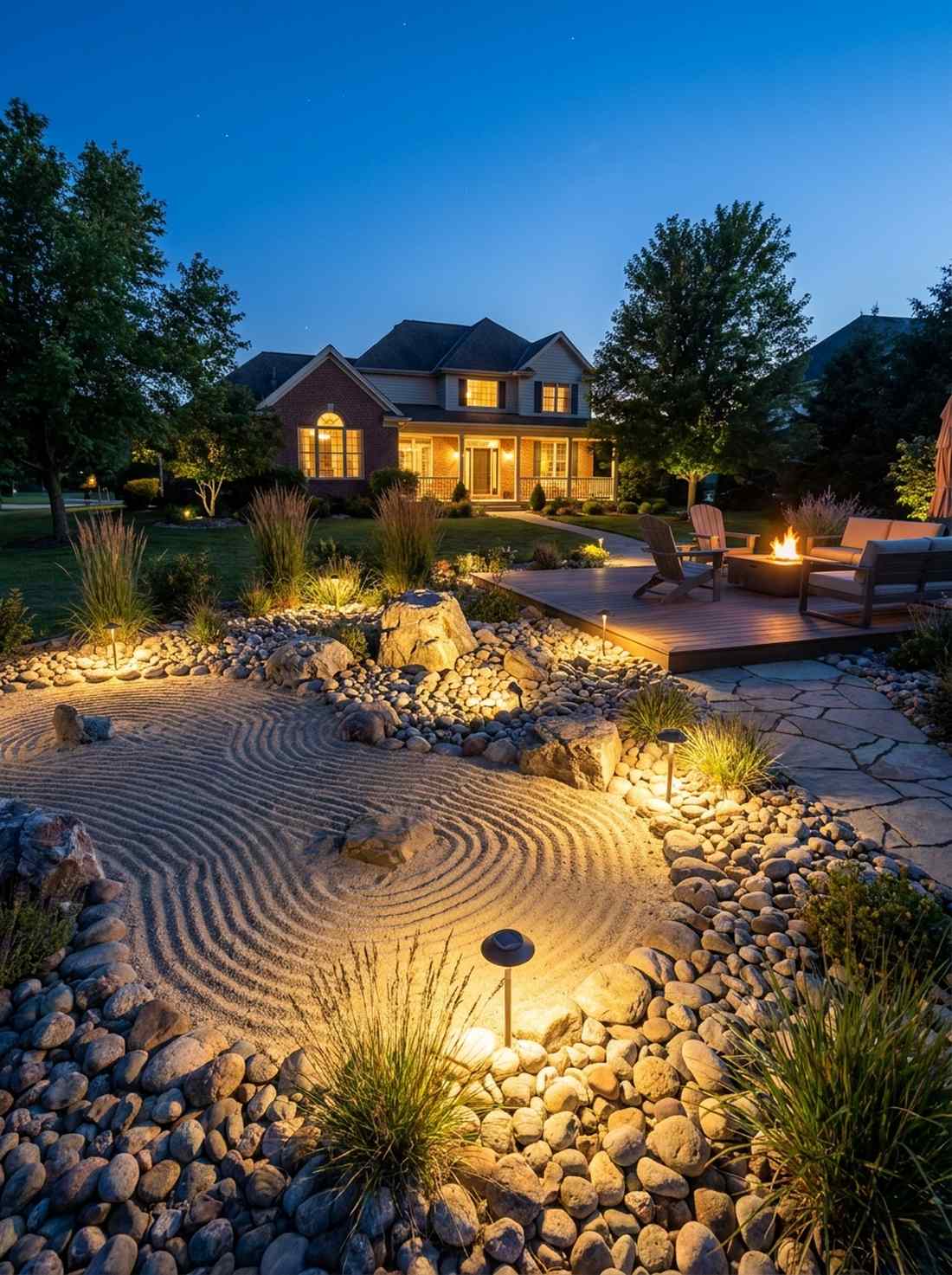 illuminated night gardens