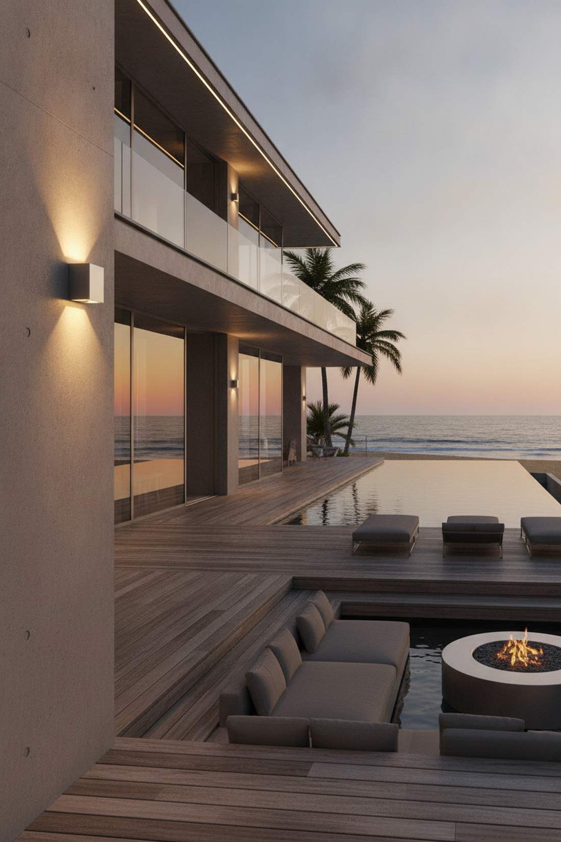 marine grade stainless wall lights