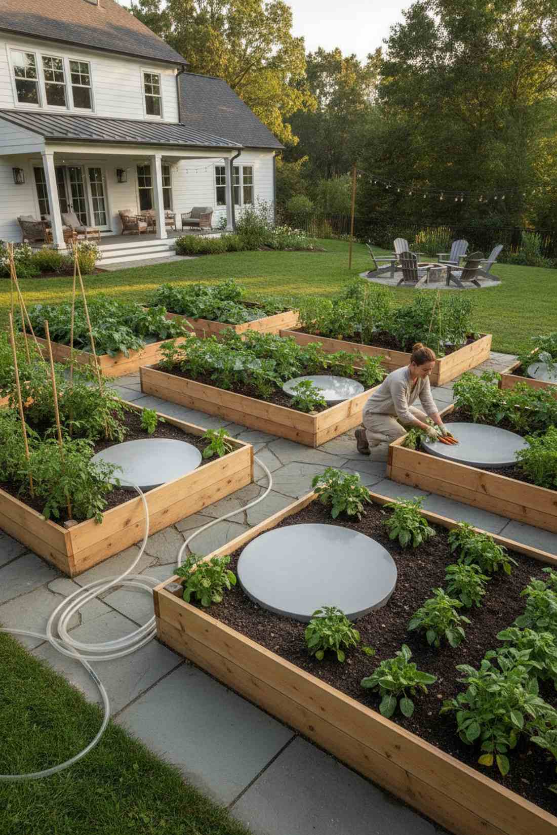 vegetable garden access