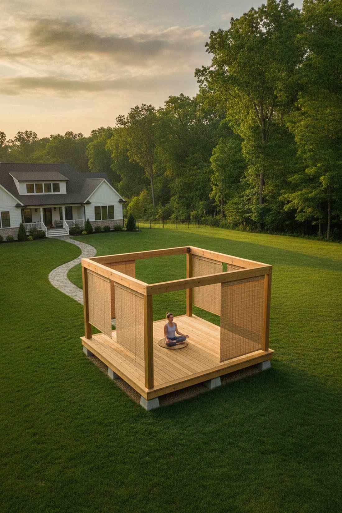 meditation pavilions