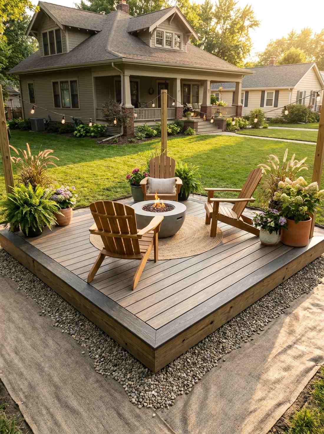 raised deck platform