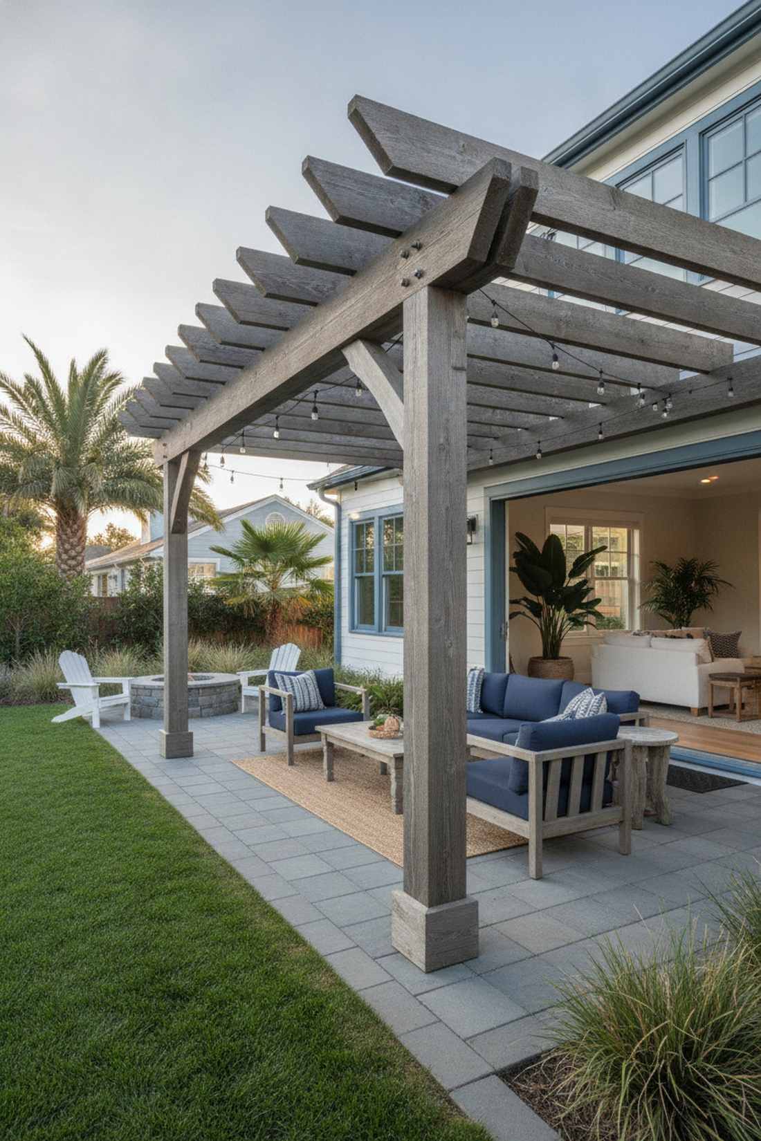 timber pergola extension