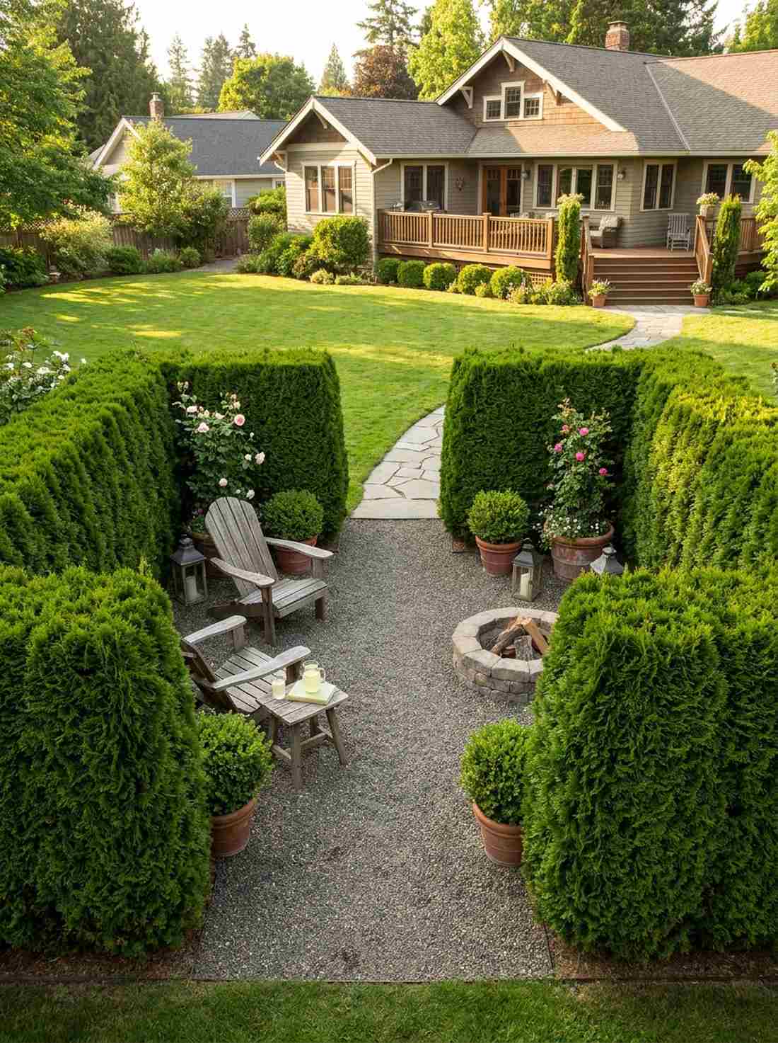 alcove garden room