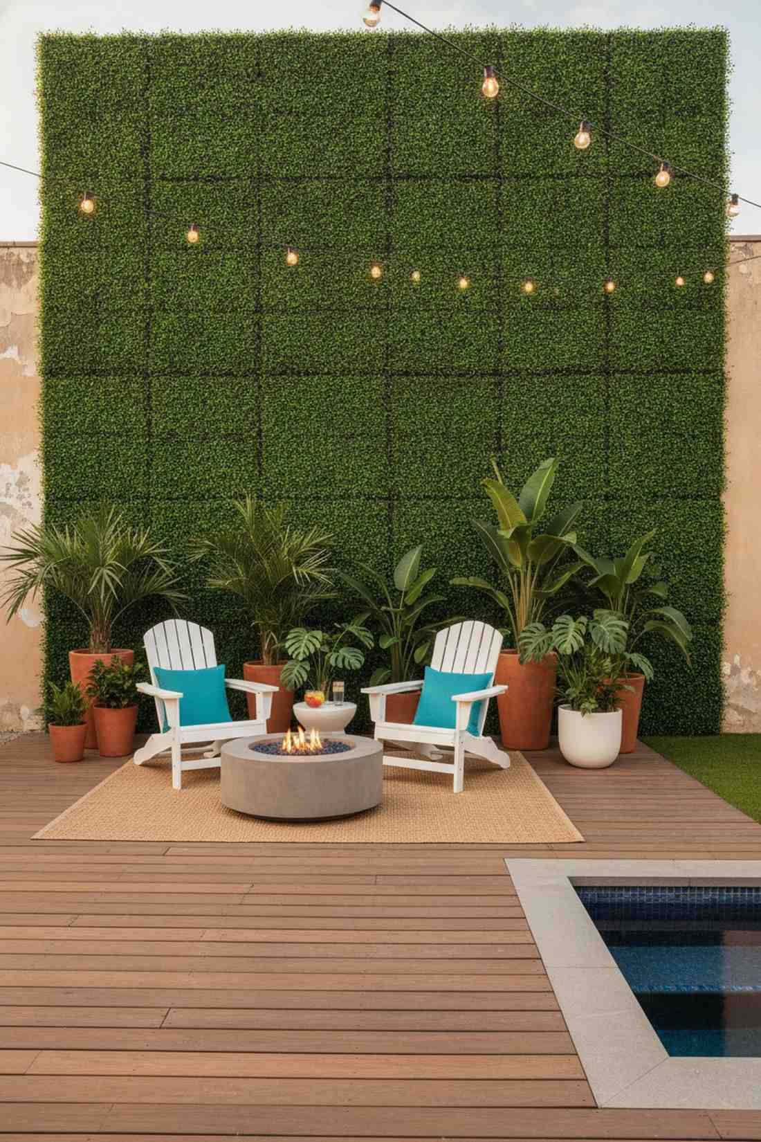 artificial grass wall backdrop