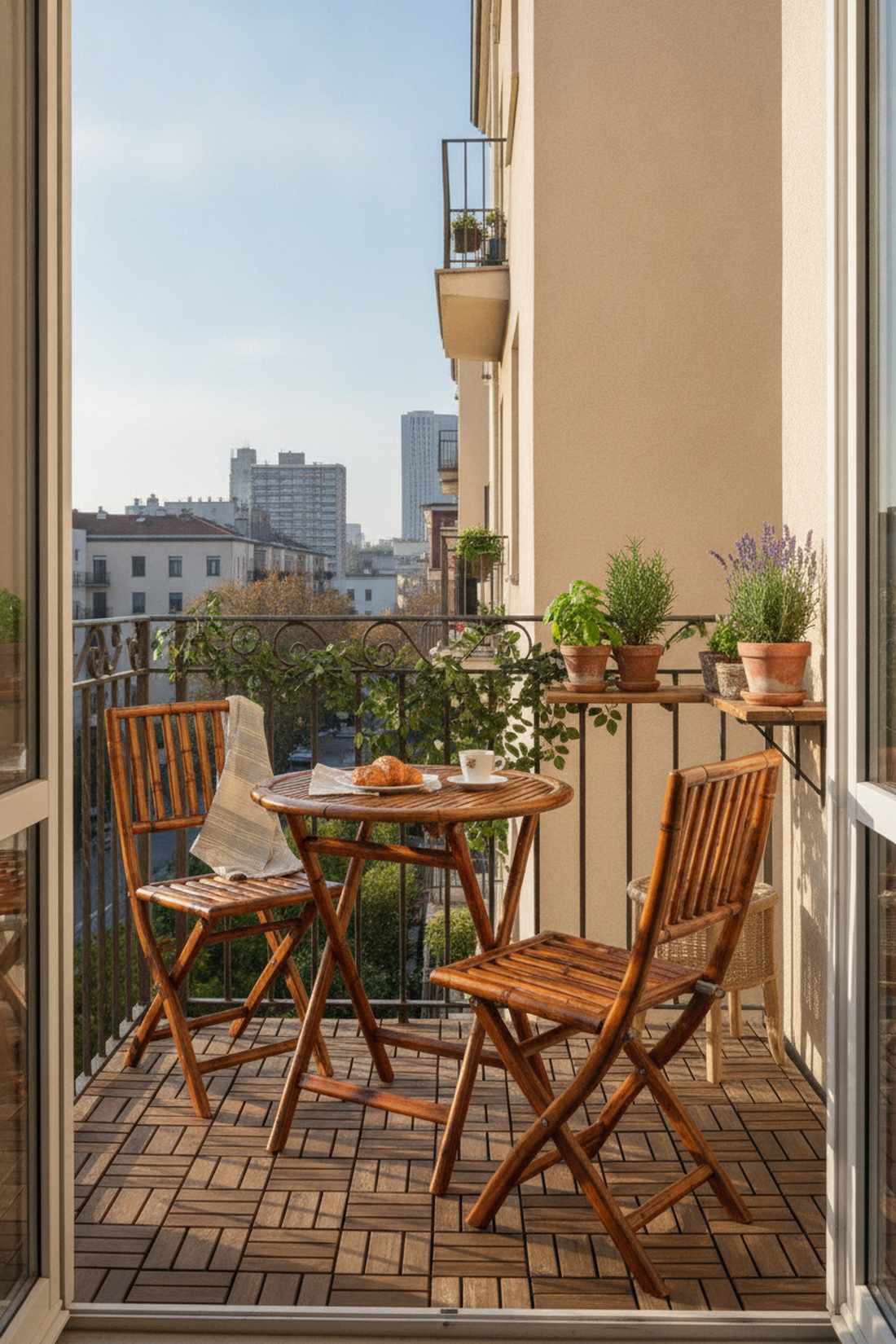 bamboo bistro sets