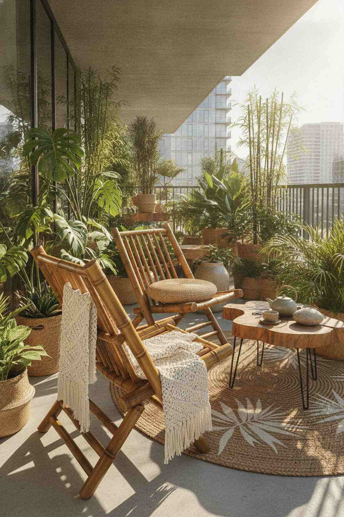bamboo folding chairs