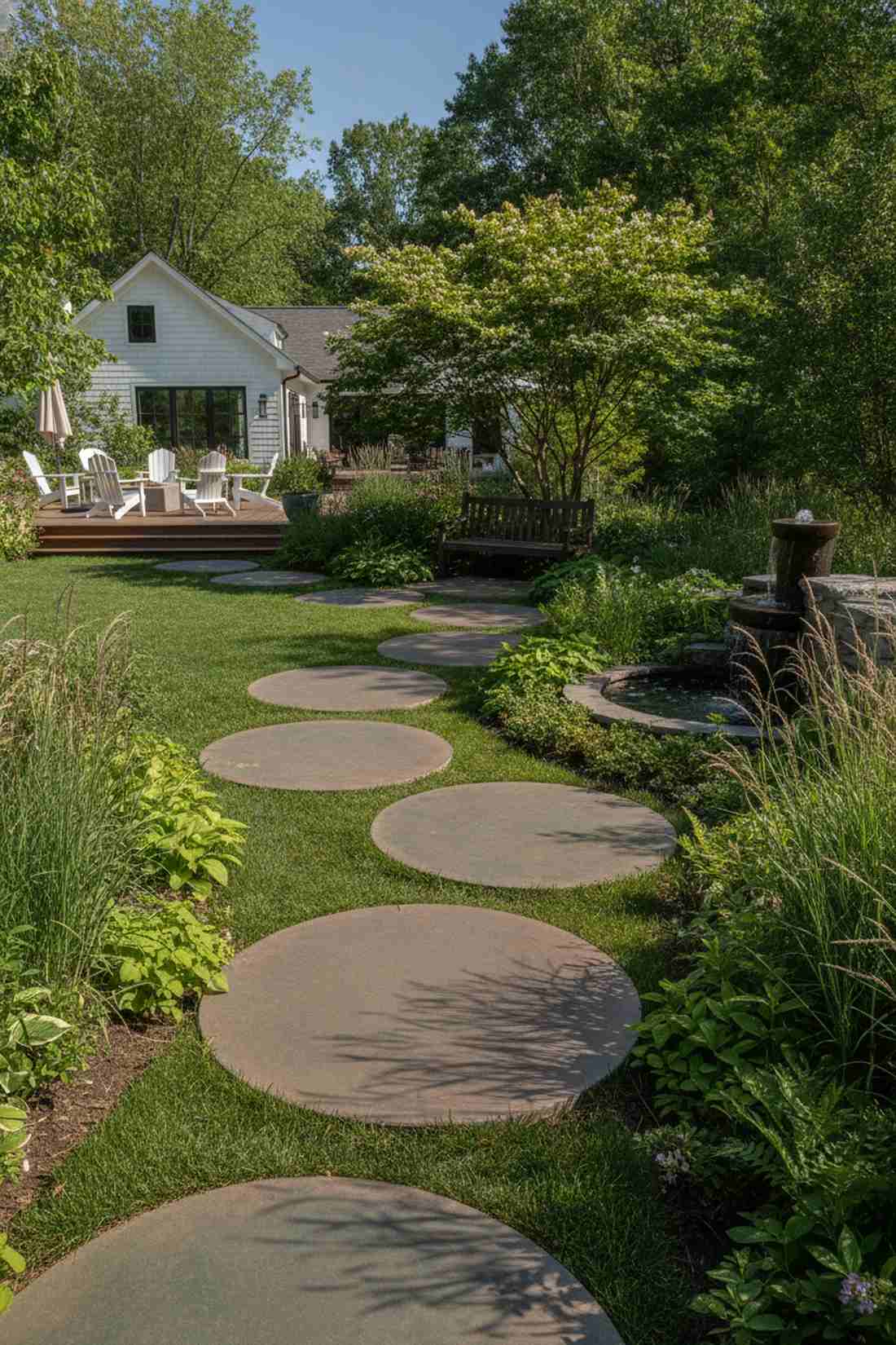circular concrete discs