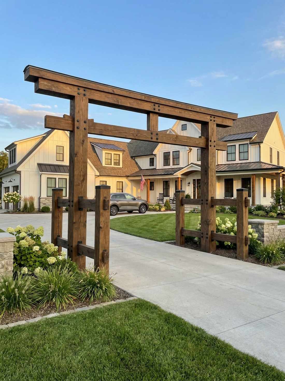 double post reinforced torii