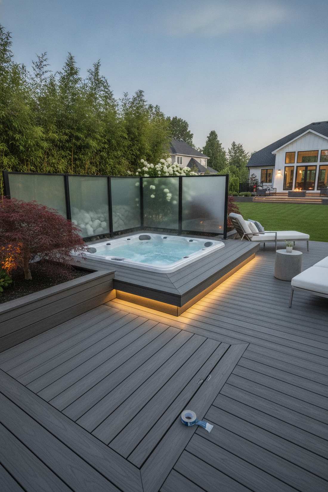 elevated hot tub sanctuary