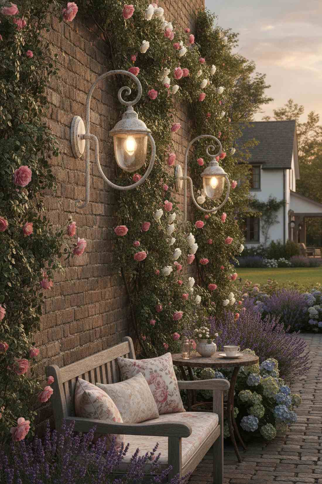 french country scroll arm