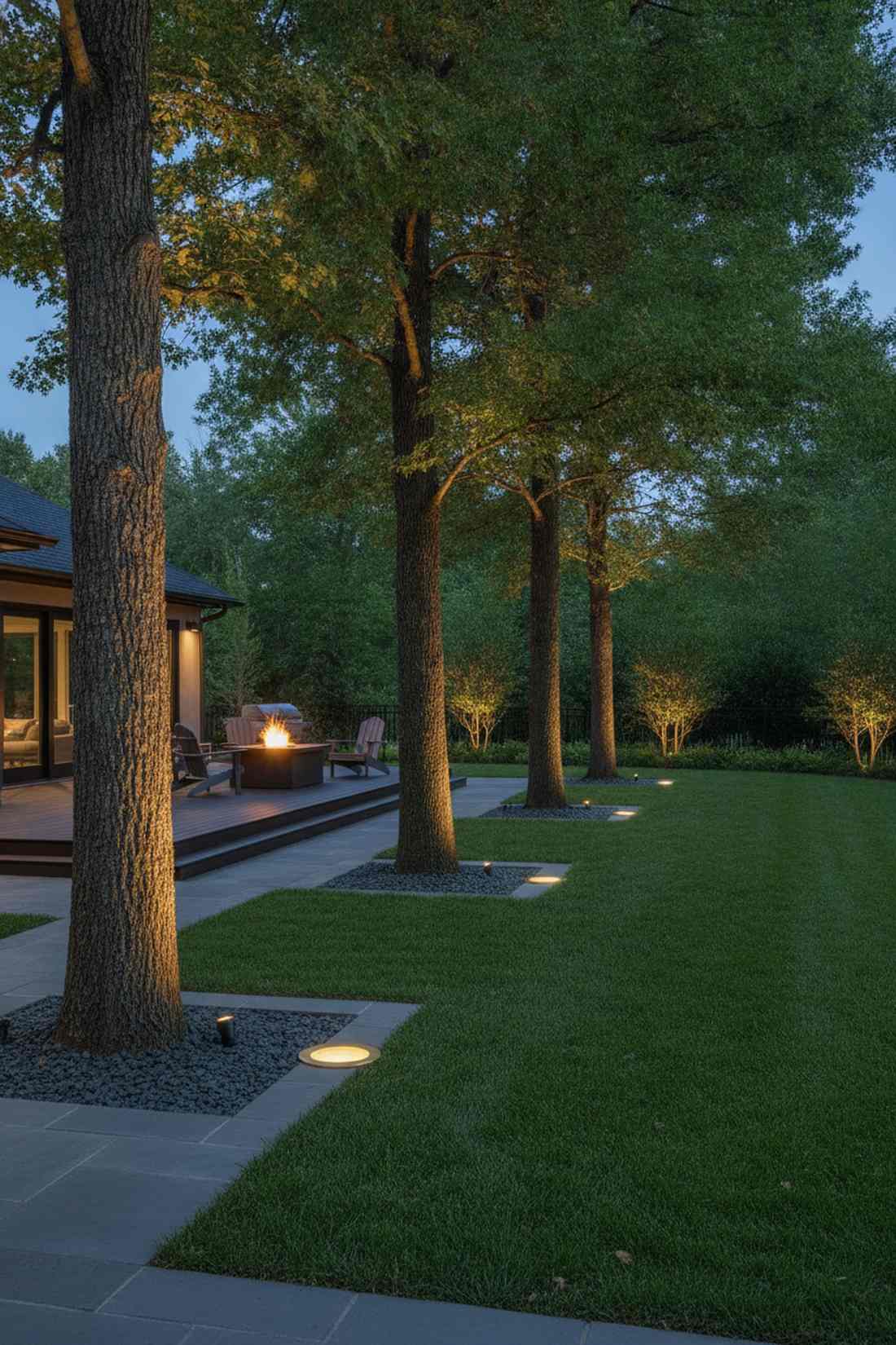 in ground flush mounted uplights