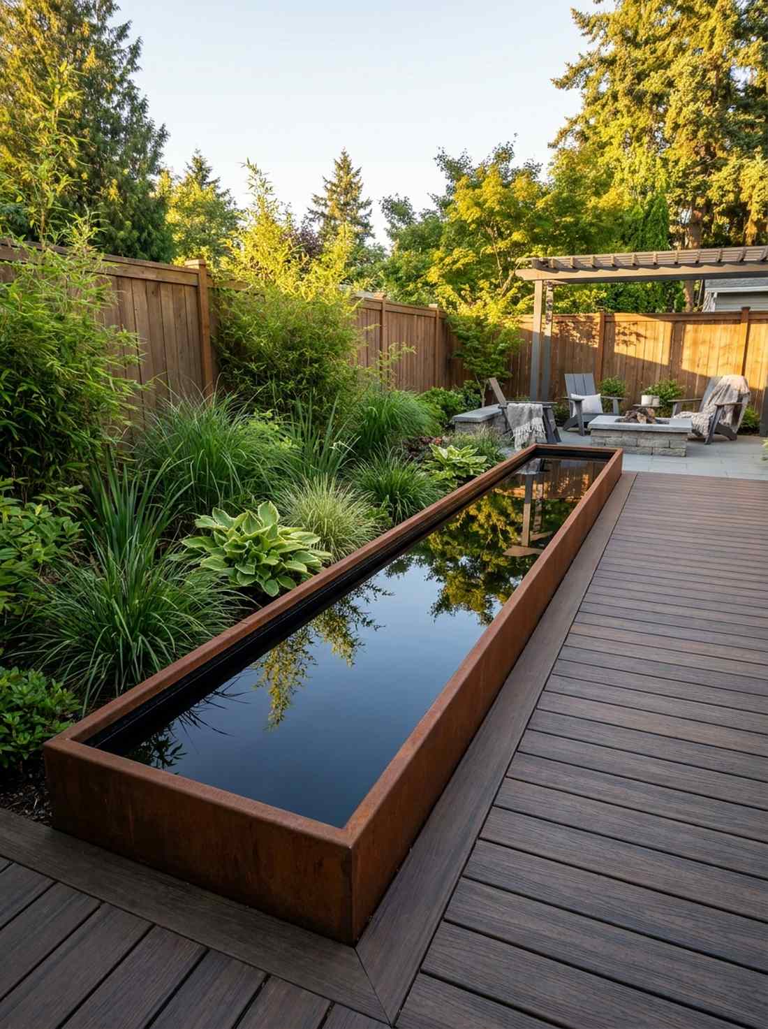 linear water channels