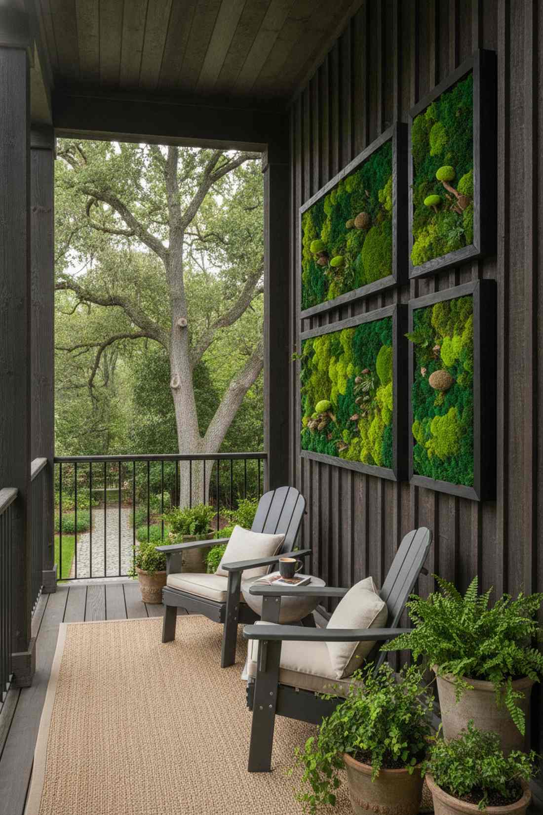 living moss panels