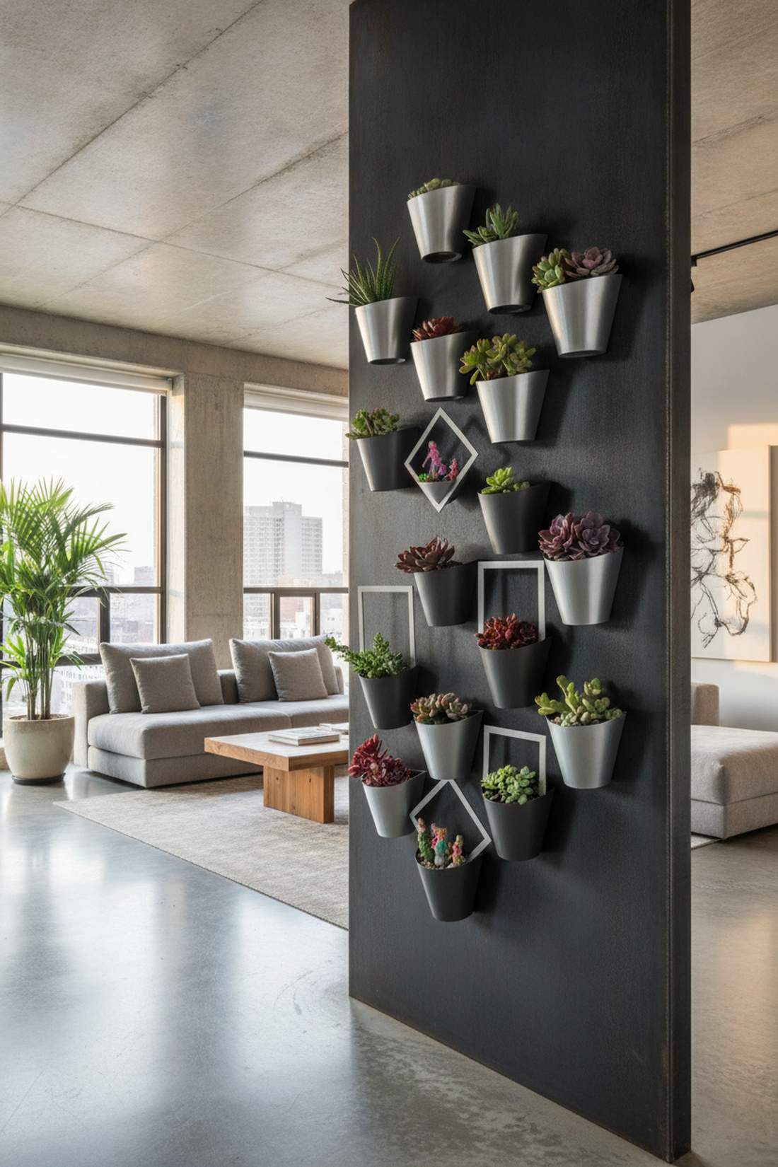 magnetic wall mounted pots