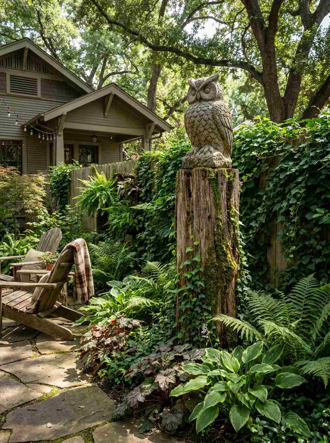 perched owl