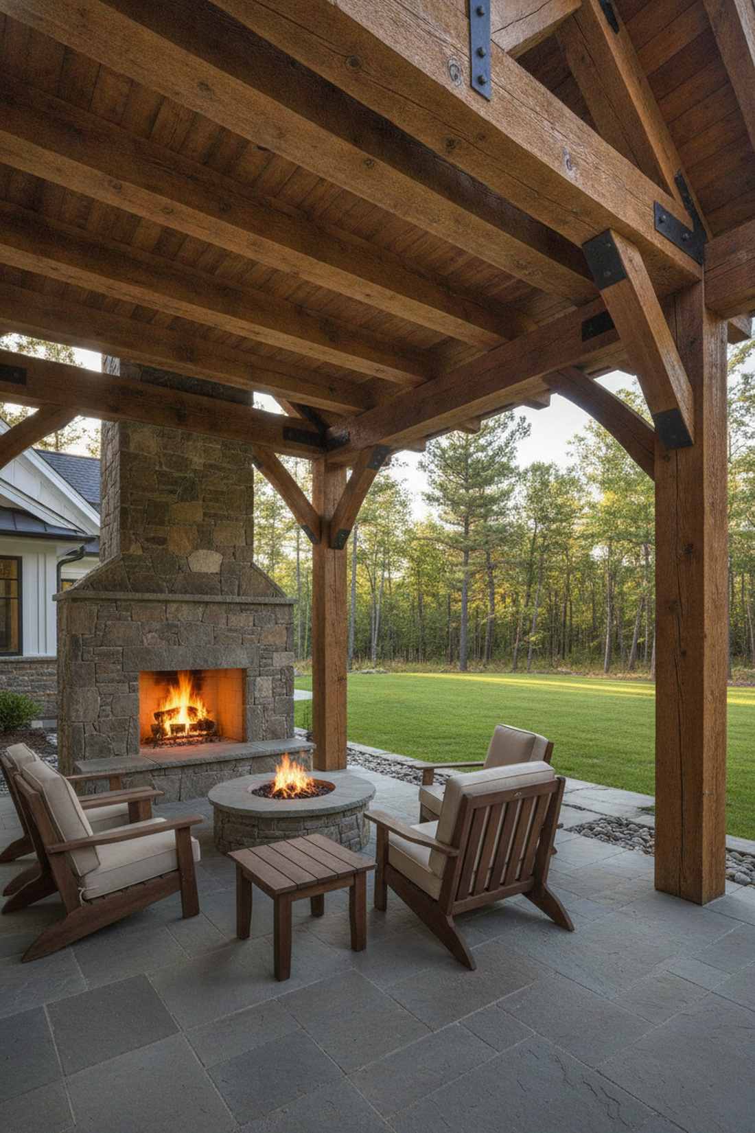 rough sawn western red cedar