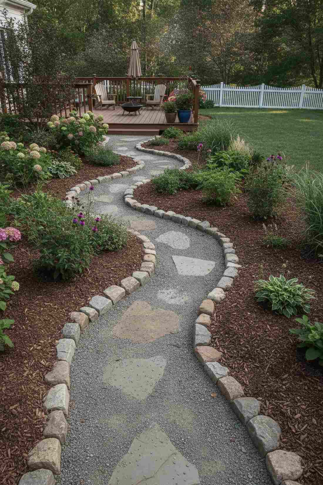 serpentine pathway borders