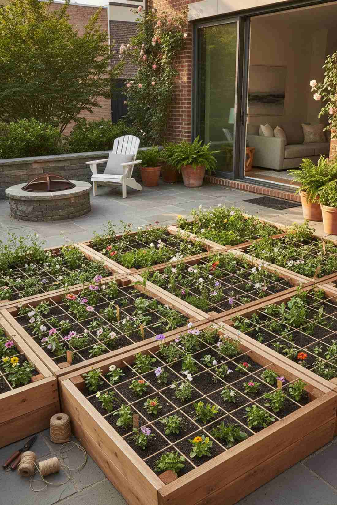 square foot cutting garden