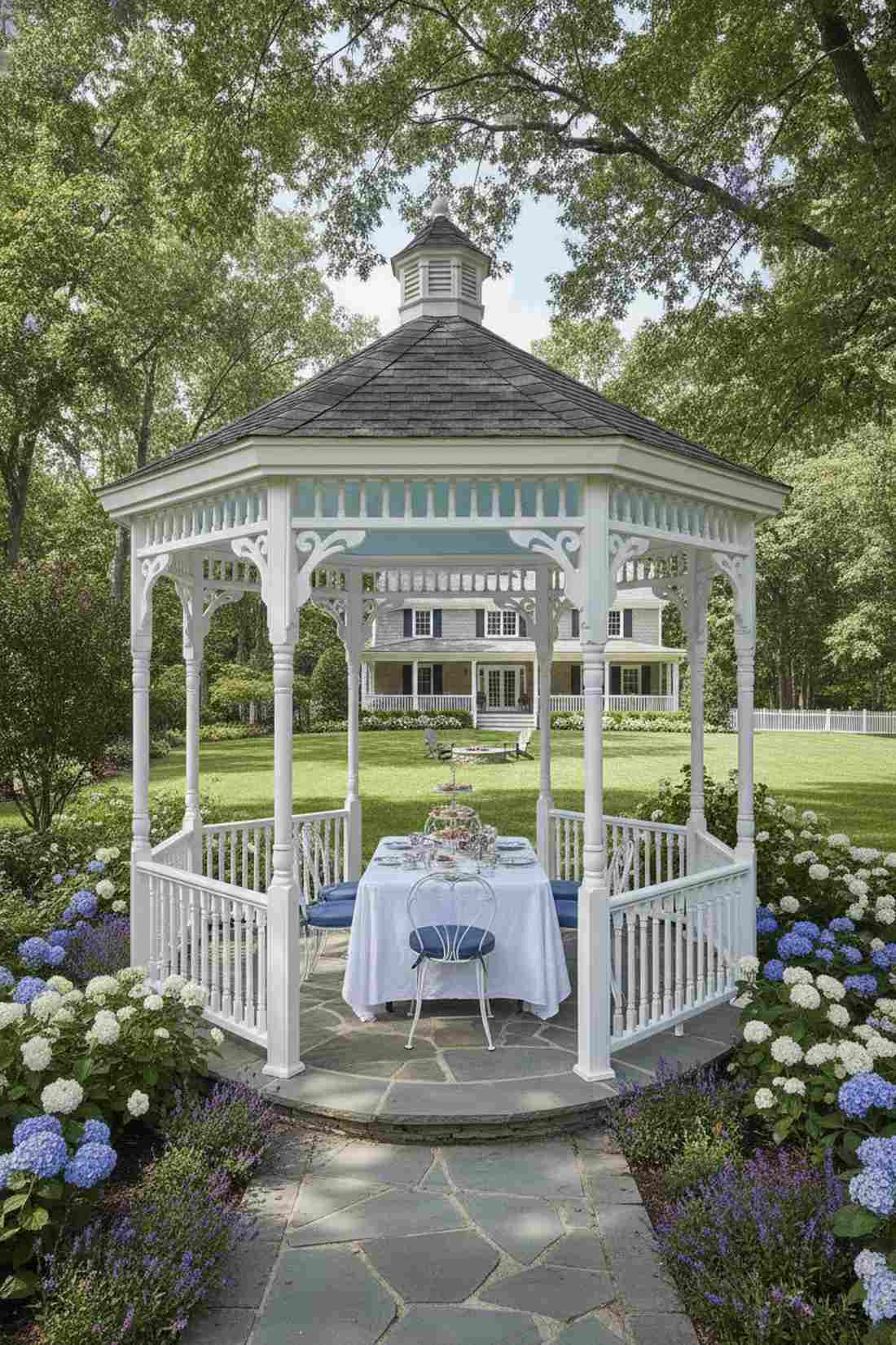 victorian ornamental gazebo