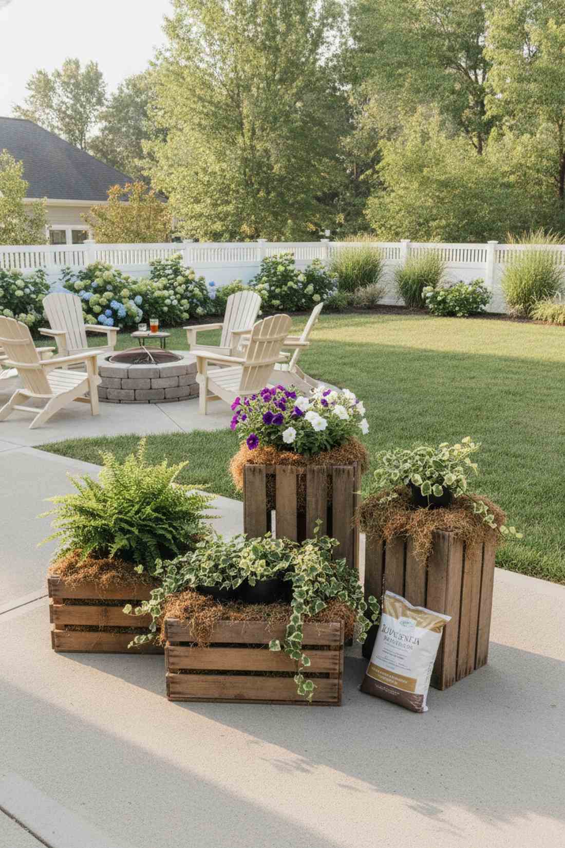 wooden crate rustic collection