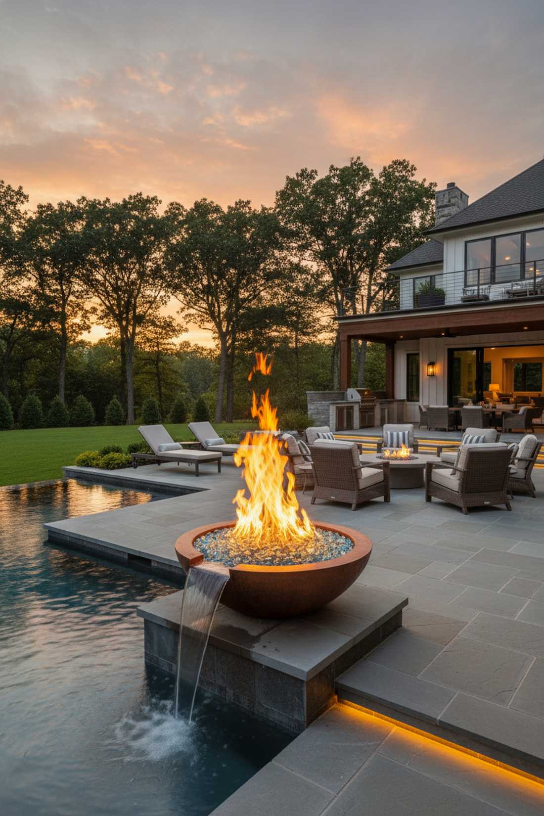 fire and water combination features