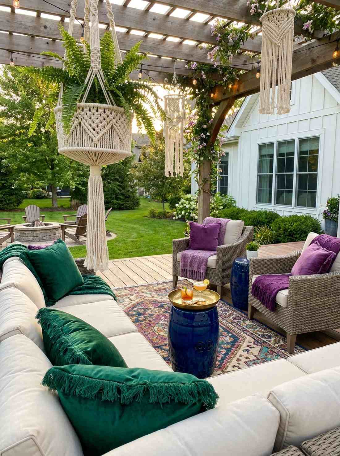 jewel tone accents