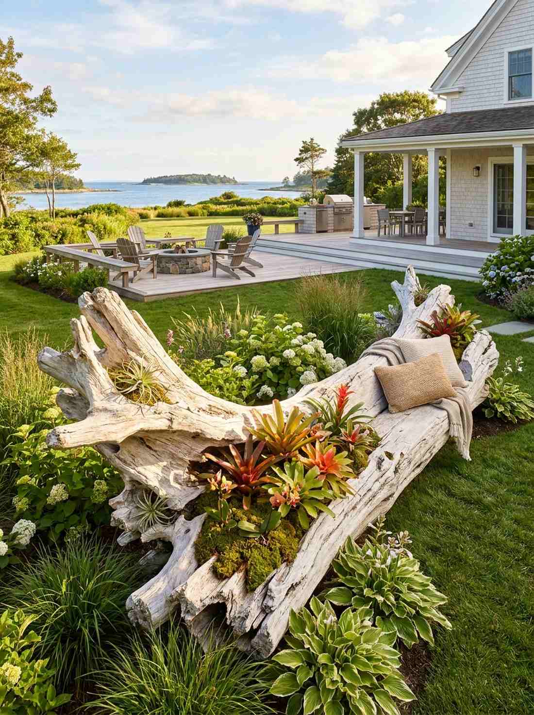 driftwood and natural branch accents